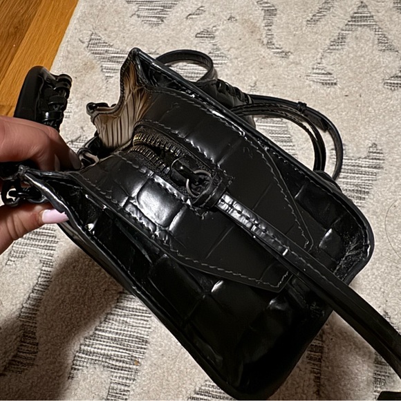 balenciaga neo classic mini city bag black crocodile - Picture 7 of 8